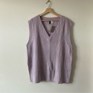 H&M Lilac Knit Vest